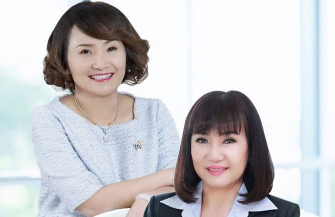 Chủ tịch Huỳnh Bích Ngọc và Phó chủ tịch Đặng Huỳnh Ức là hai mẹ con đang công tác tại TTC Sugara