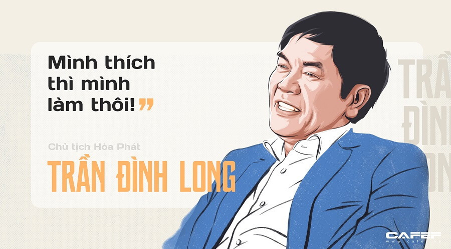 "Vua thép" Trần Đình Long, nhà sáng lập, chủ tịch tập đoàn Hòa Phát