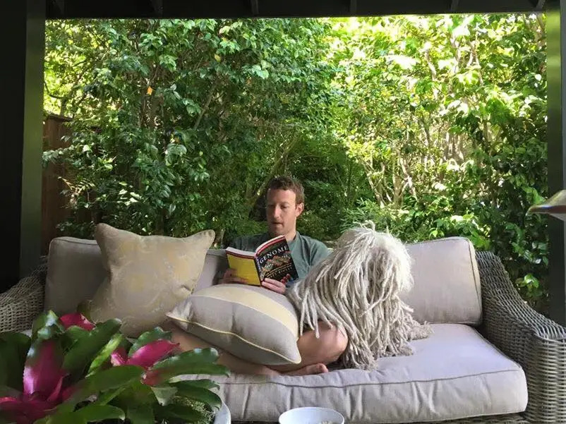 Tỷ phú Mark Zuckerberg thường xuyên đọc sách